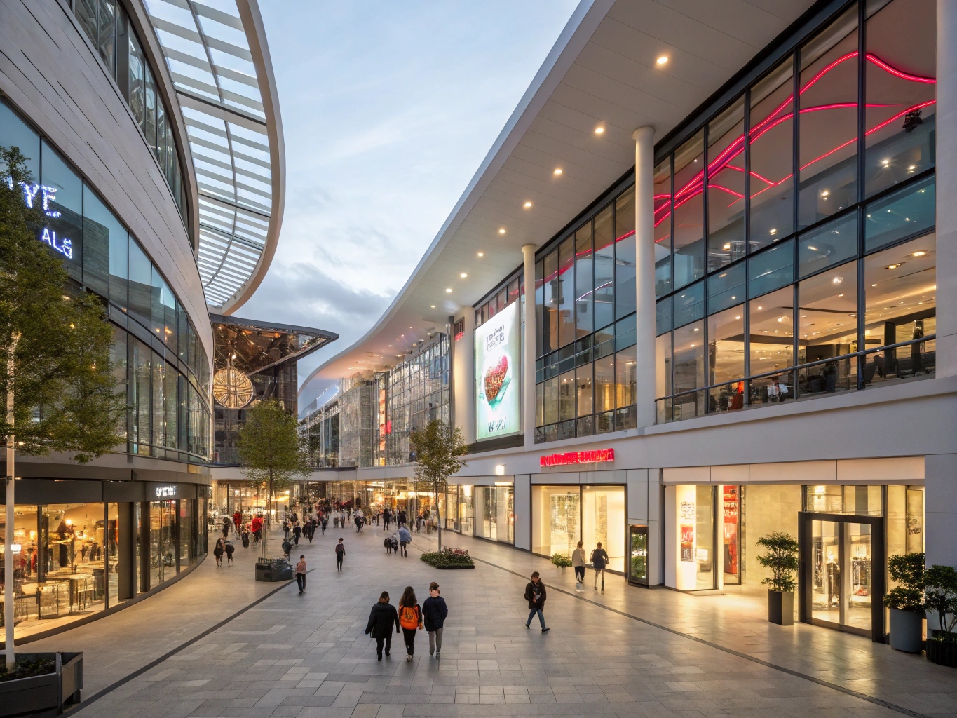 Centro comercial moderno